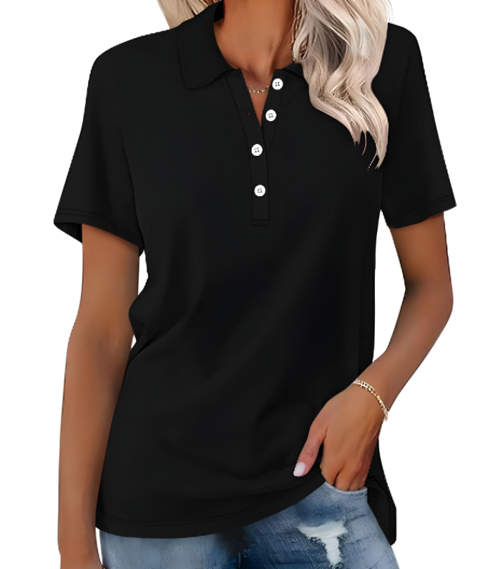 Sara™ | Komfortabel Poloshirt i Blød Bomuld