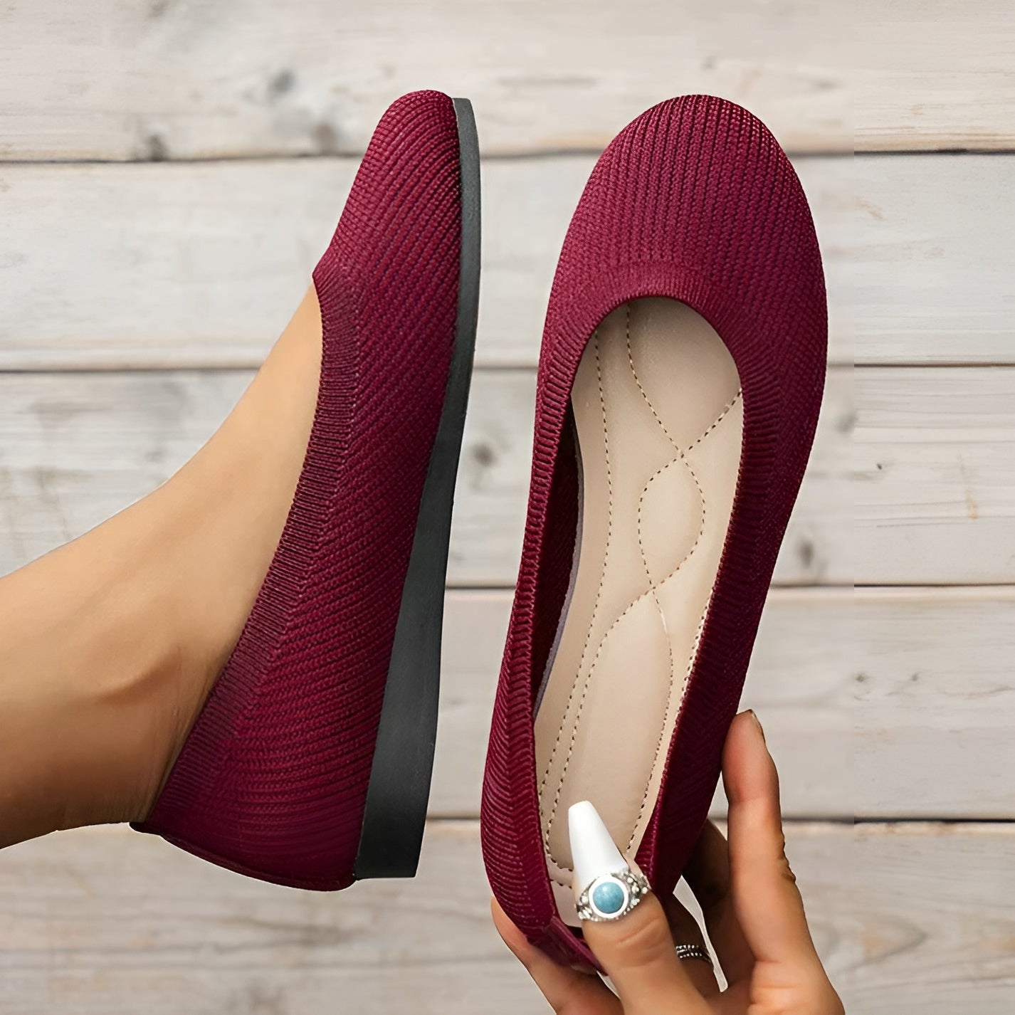 Sara™ ORTOPÆDISKE BALLERINAER | Gå uden smerter – med stil