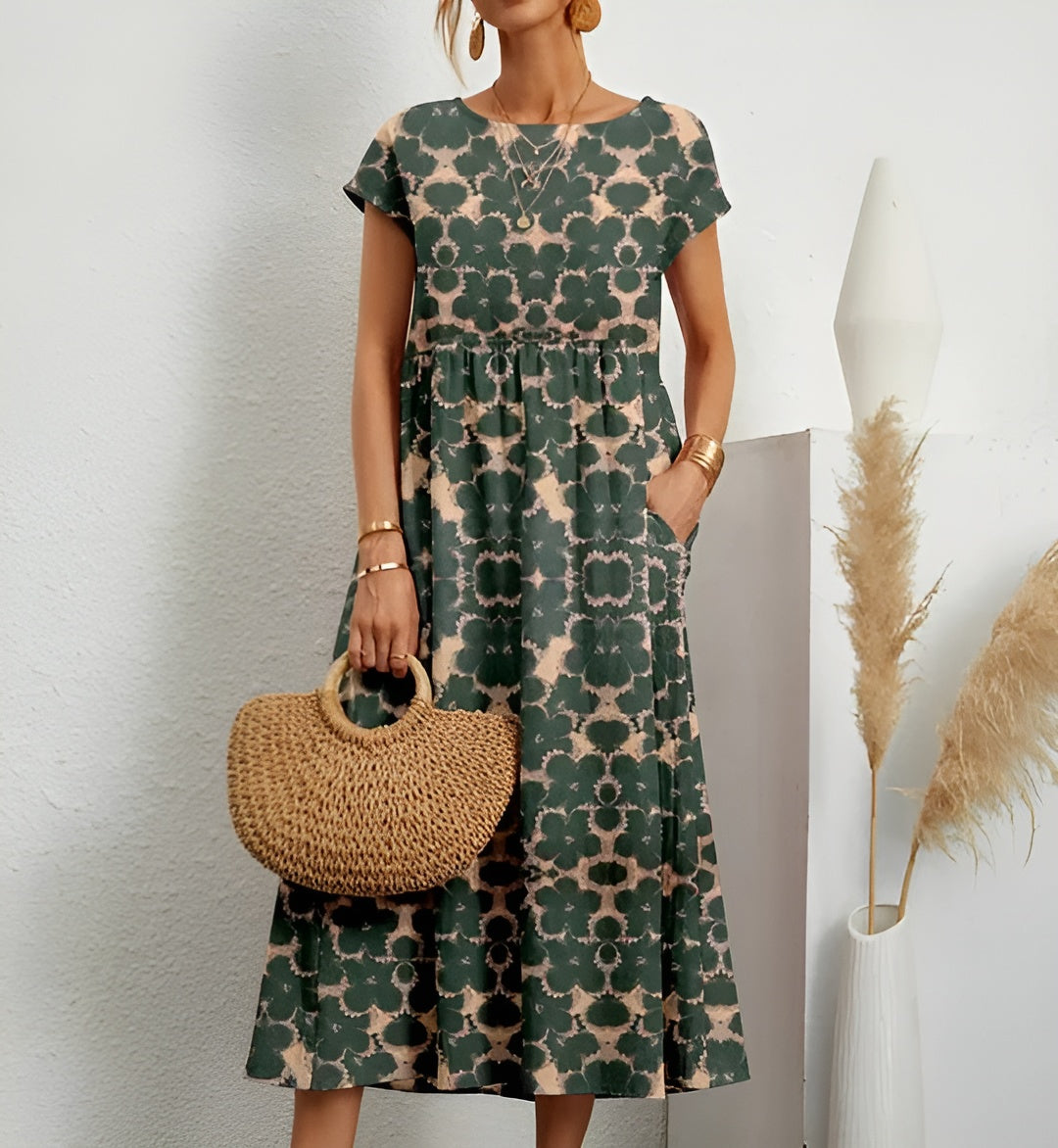 Sara™ | Let sommerkjole med blomsterprint