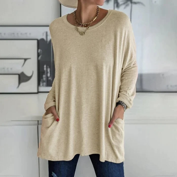 Sara™ | Stilfuld Tunika med Afslappet Pasform