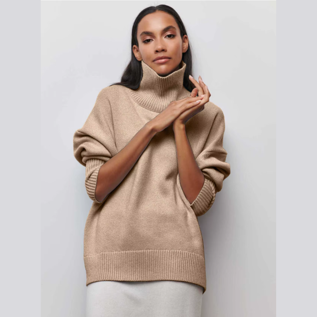 Sara™ | Lun højhalset sweater