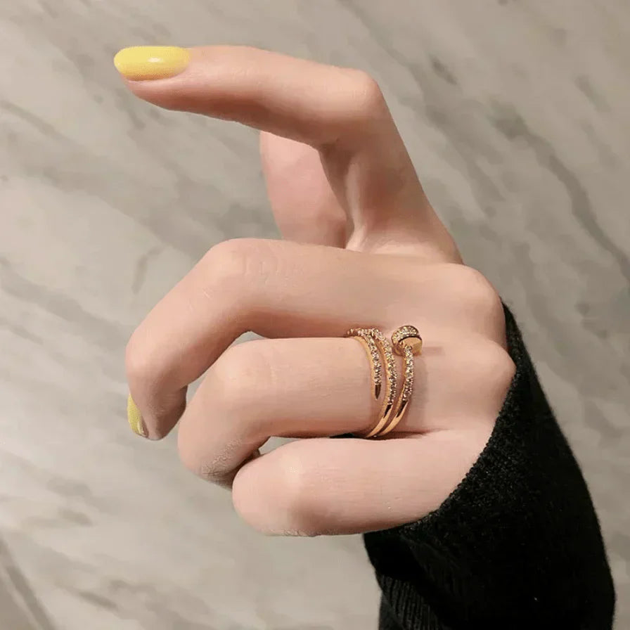 Justerbar Ring Ateny | 18K Guld