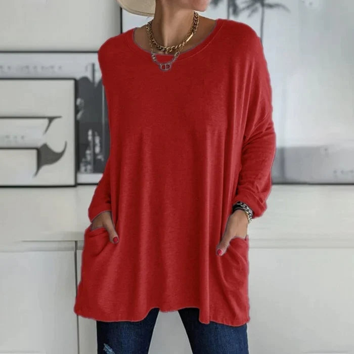 Sara™ | Stilfuld Tunika med Afslappet Pasform