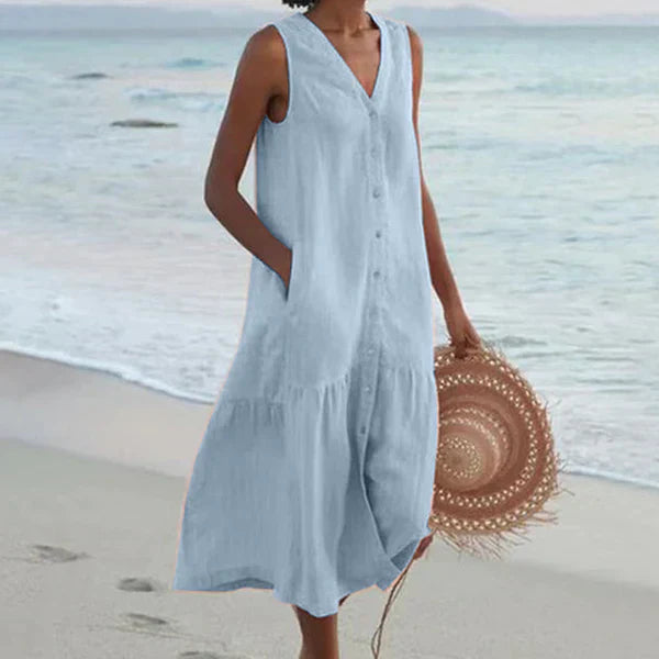 Sara™ | Naturlig Sommerkjole