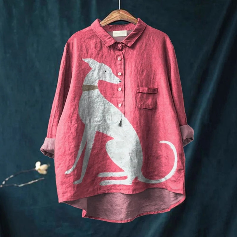 Sara™ | Stilfuld kunstbluse – føl dig elegant og uimodståelig