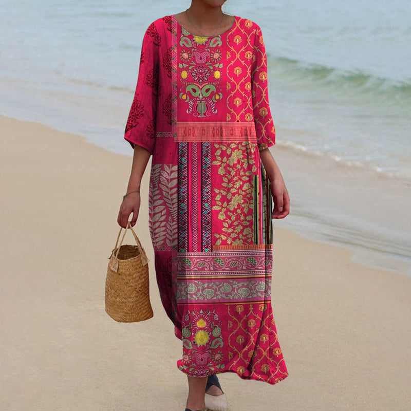 Sara™ | Boheme Maxi Kjole