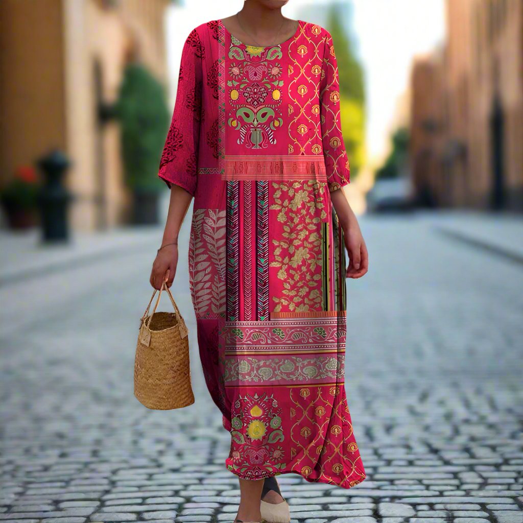 Sara™ | Boheme Maxi Kjole