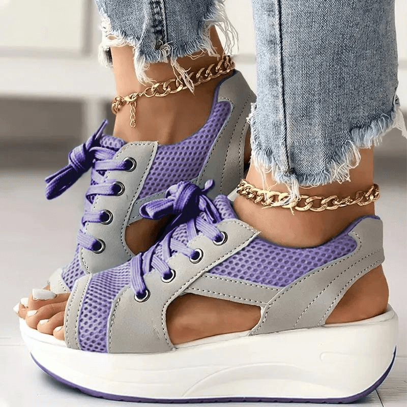 Sara™ | Stilfulde Platform Sneakers