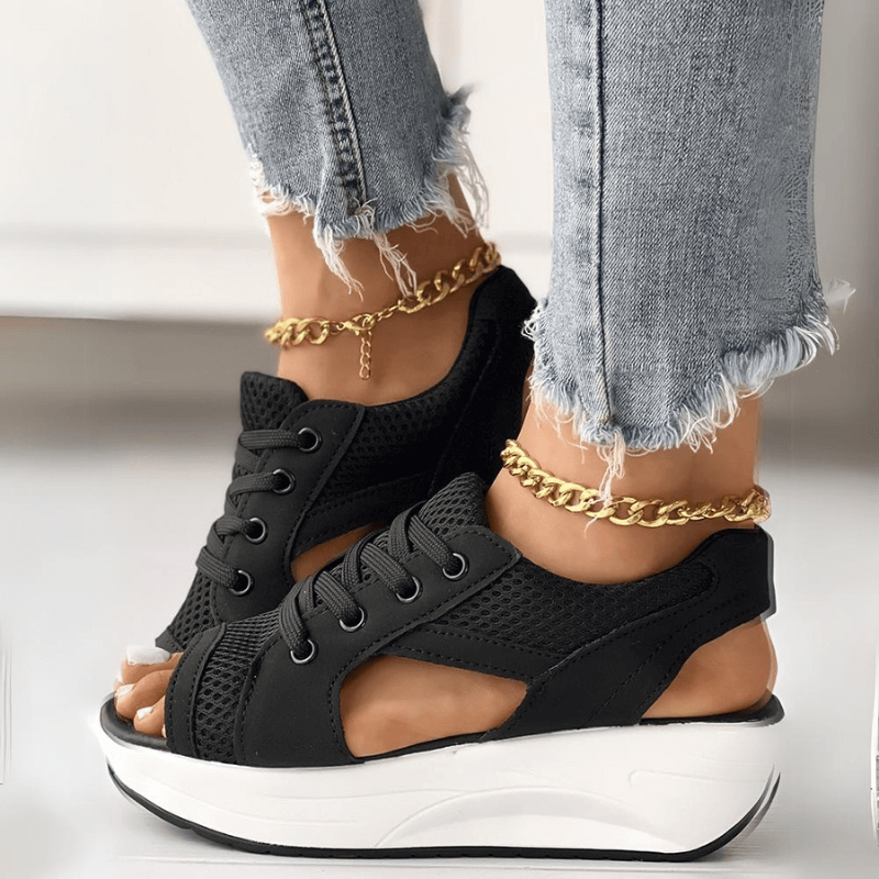 Sara™ | Stilfulde Platform Sneakers