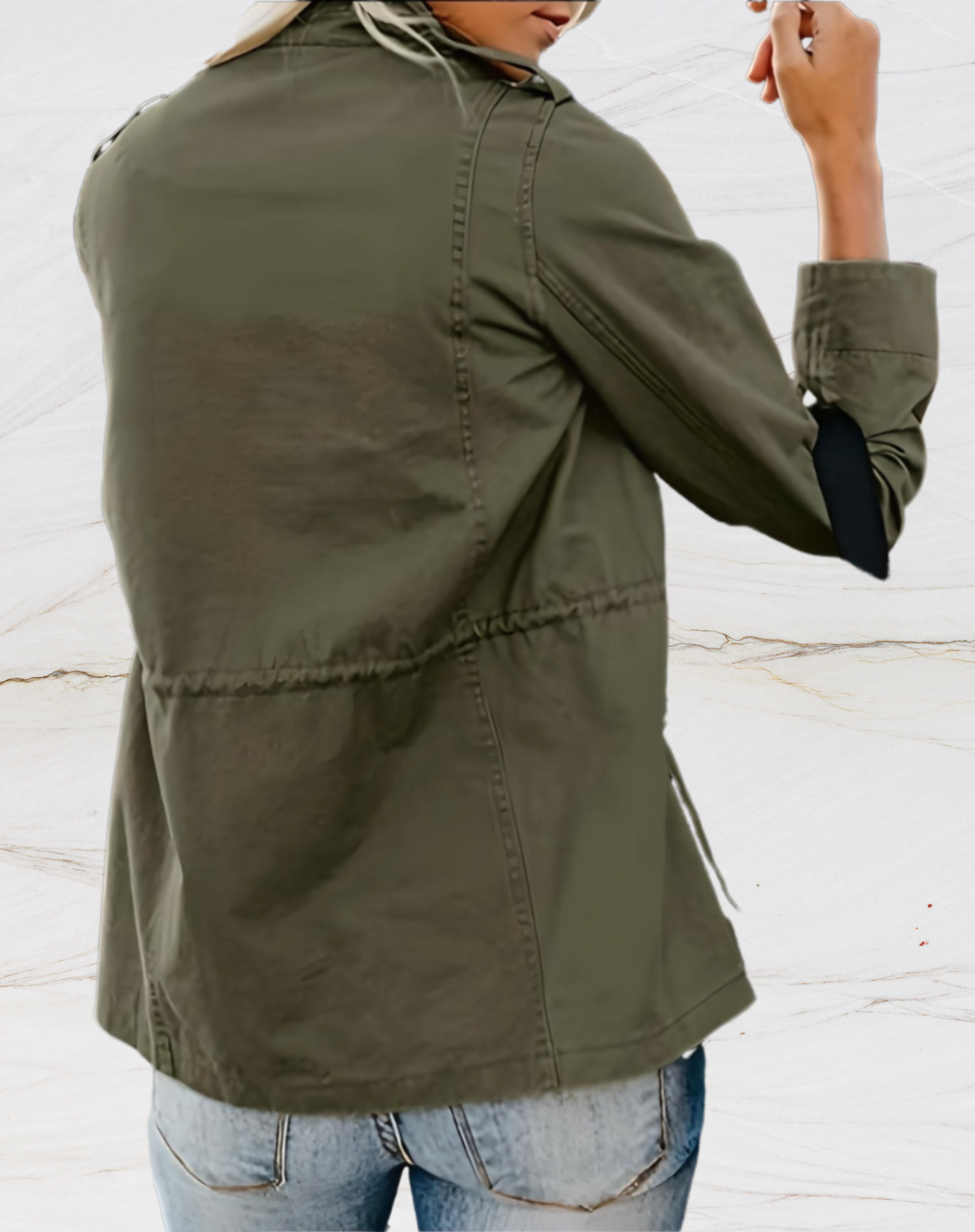 Sara™ | Stilfuld Casual Utility Jakke