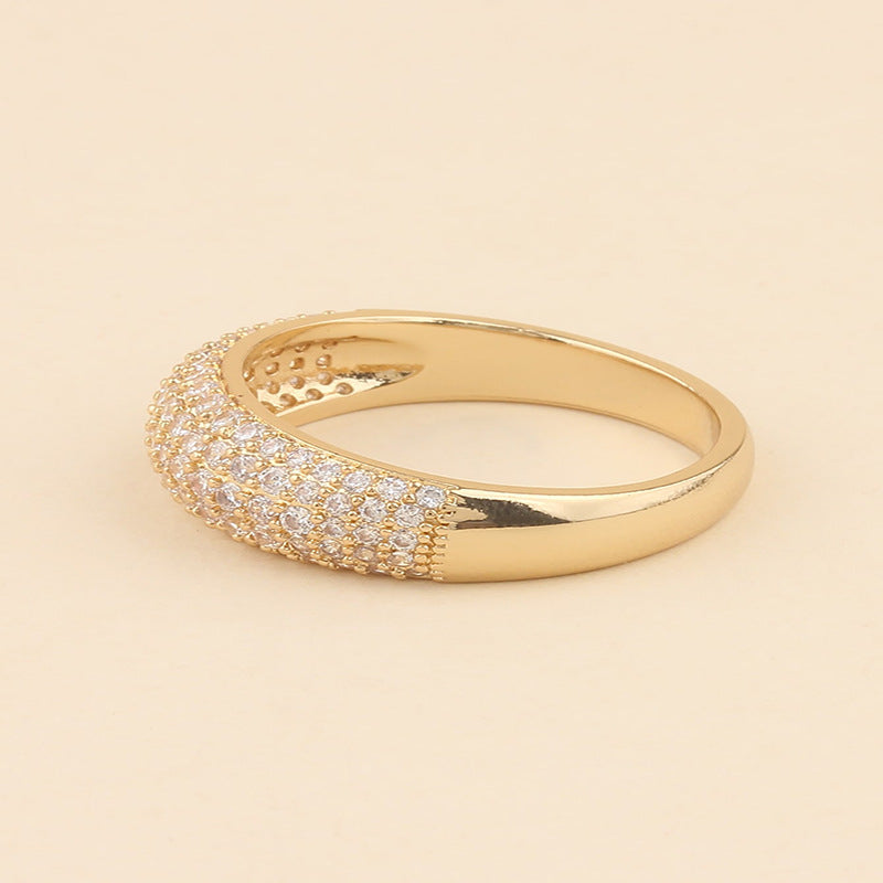 Ring med glaskuppel | Guld 18k