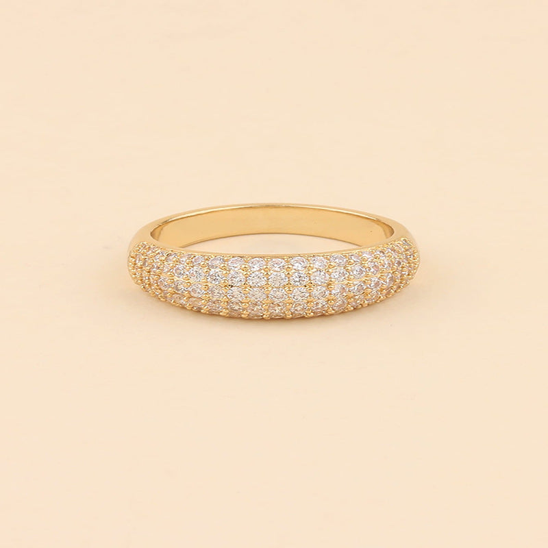 Ring med glaskuppel | Guld 18k