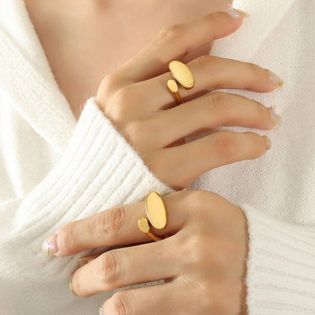 Minimalistisk Ring Odyssee | 18k Guld
