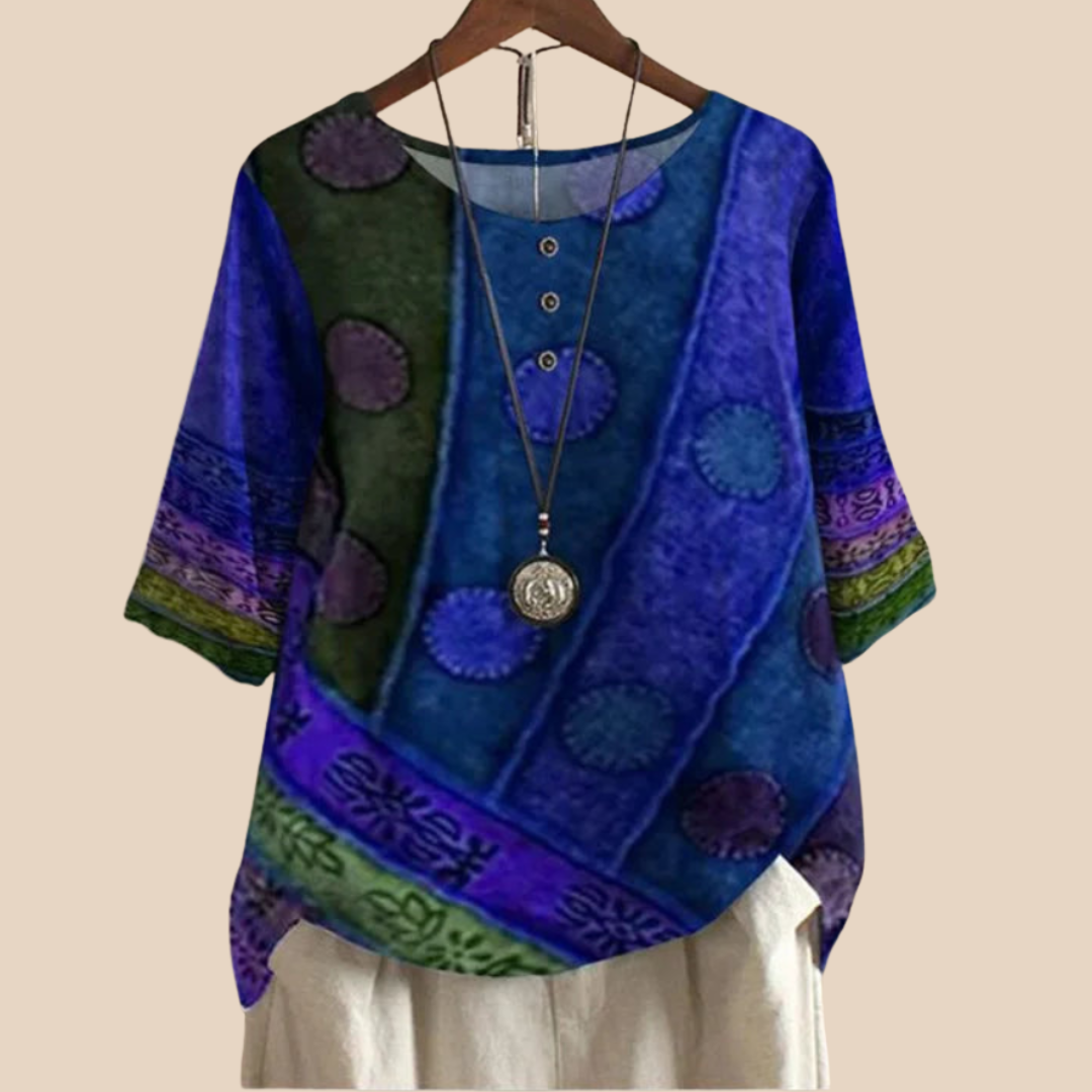 Sara™ | Boho Afslappet Bluse