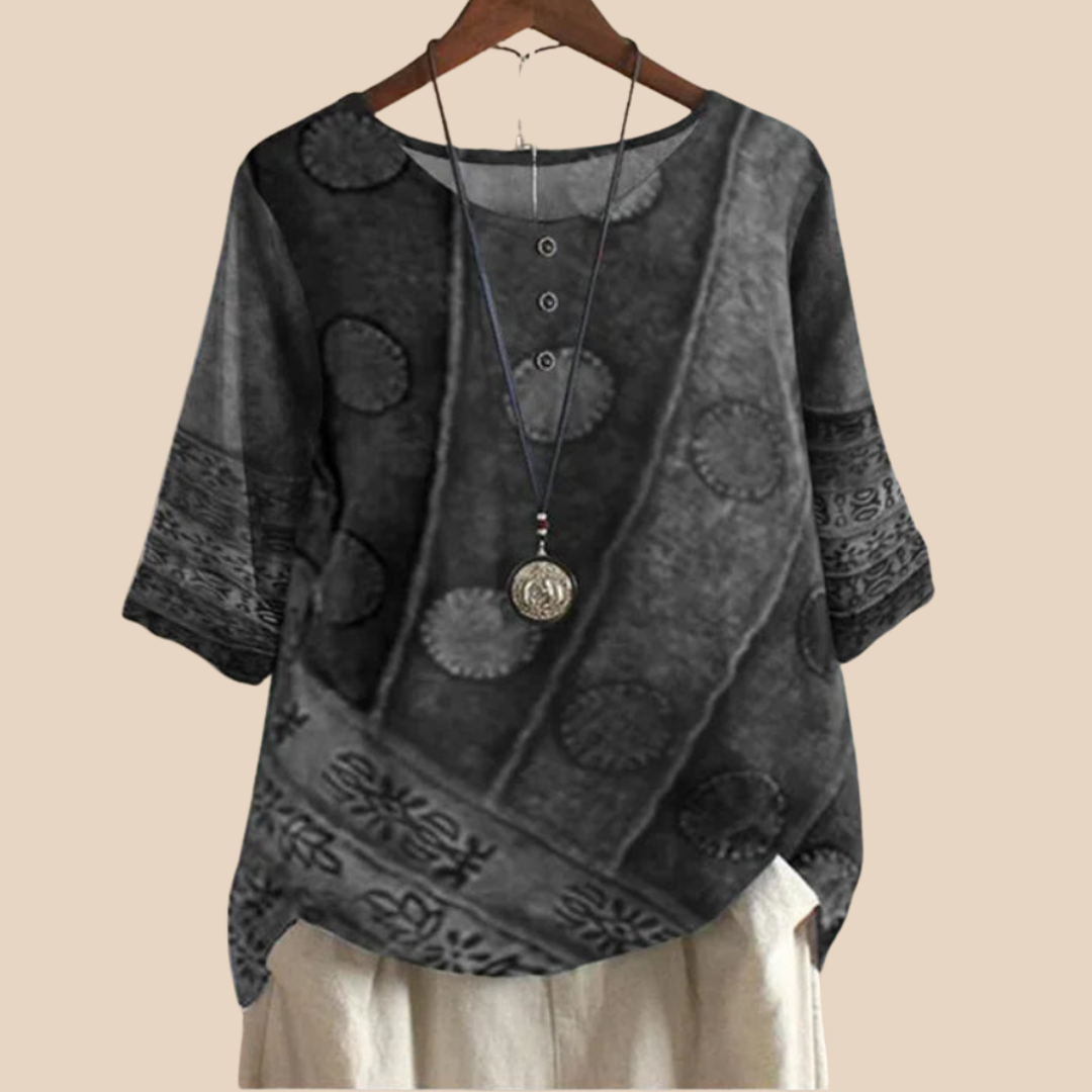 Sara™ | Boho Afslappet Bluse