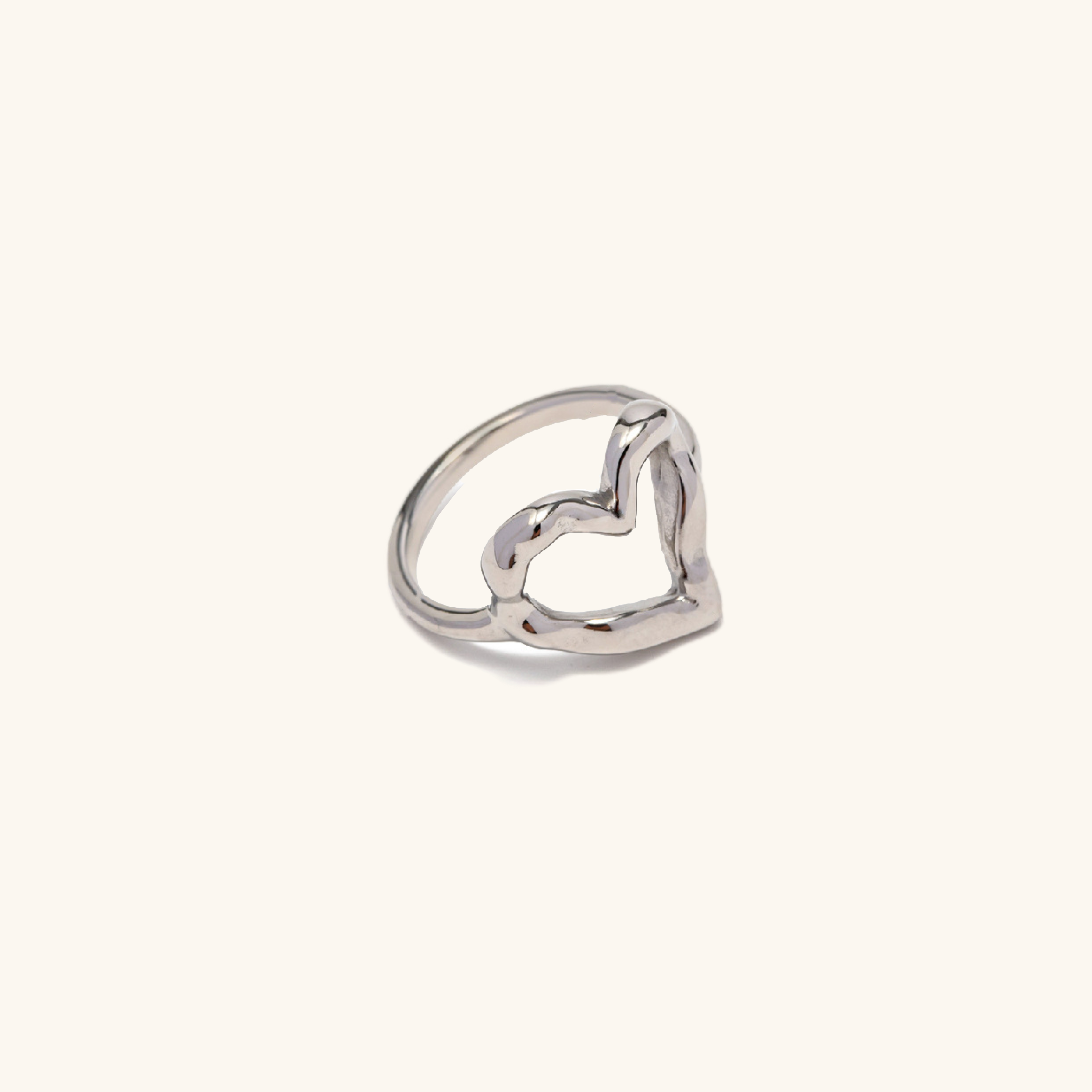 Verity Hjerte Ring | 18k Guld