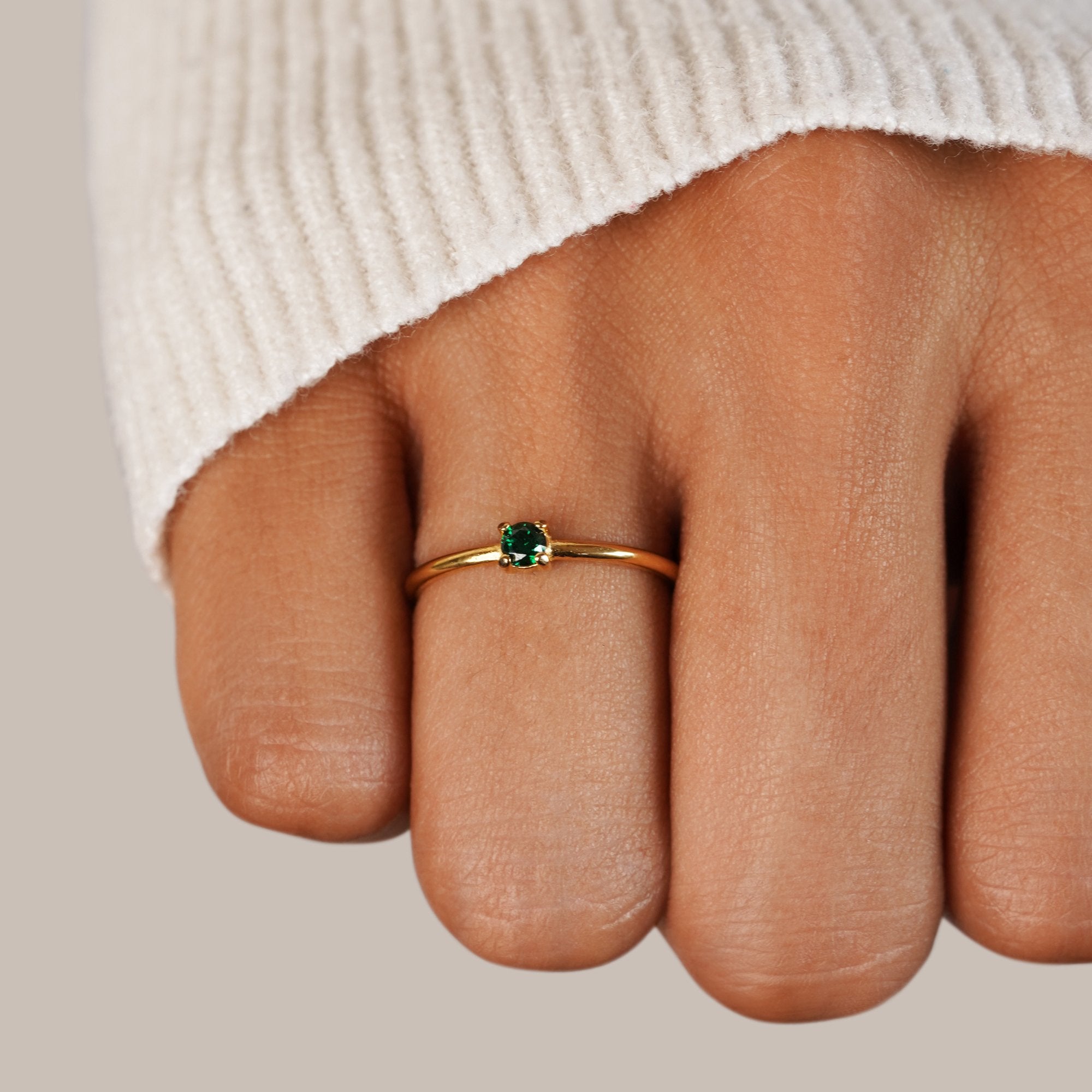 Fødselssten Ring | 14k Guld