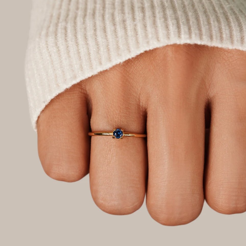 Fødselssten Ring | 14k Guld
