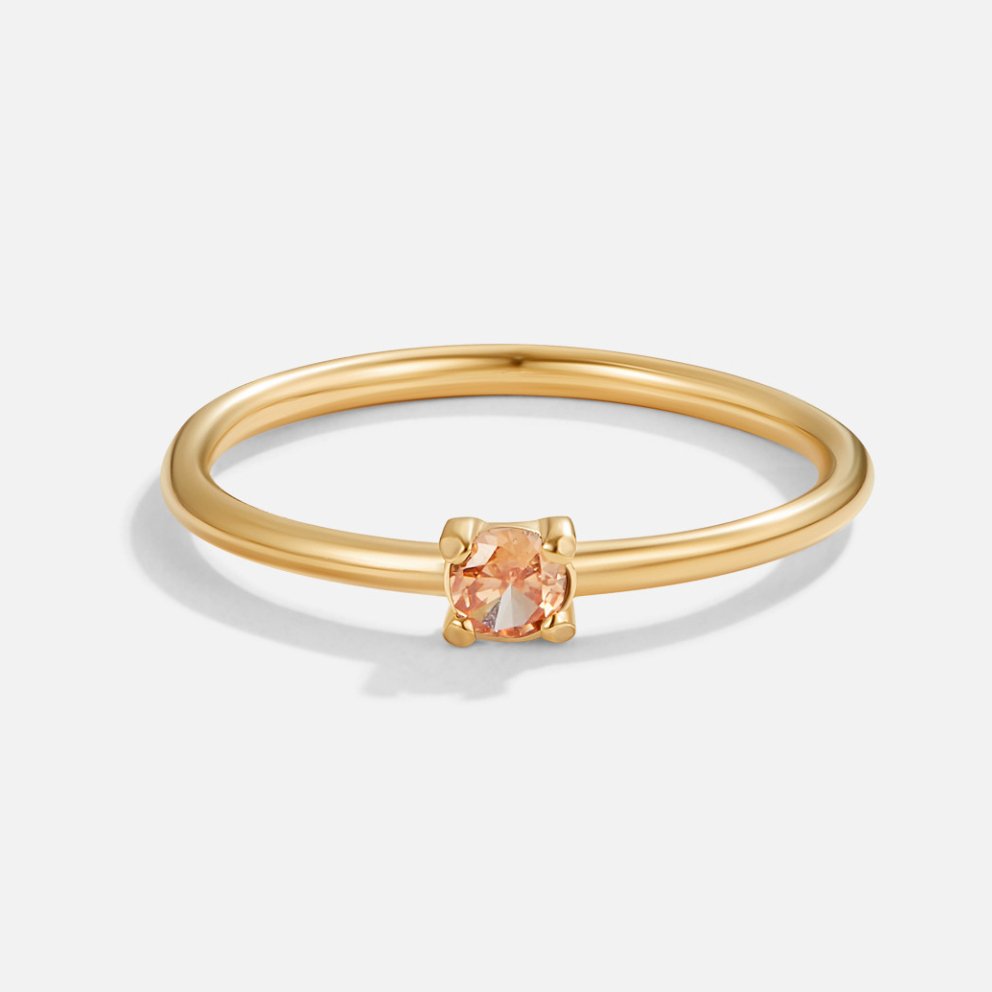 Fødselssten Ring | 14k Guld