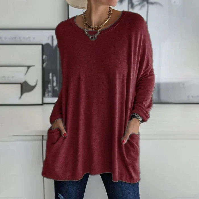 Sara™ | Stilfuld Tunika med Afslappet Pasform