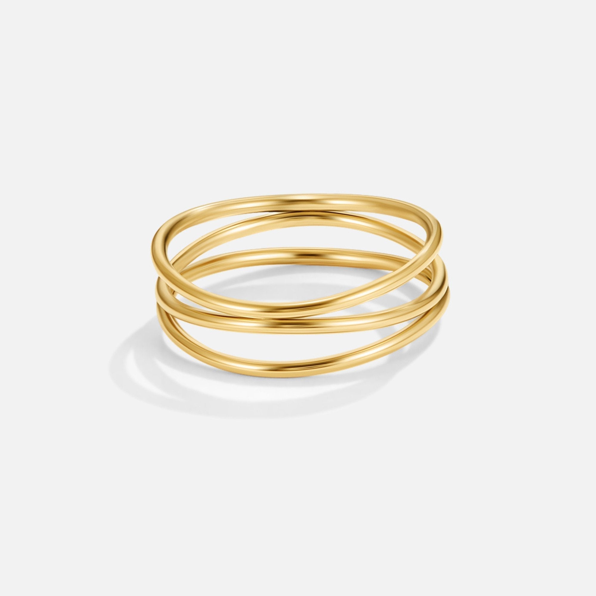 Infinity Loop Uendelighedsringen | Guld 18k