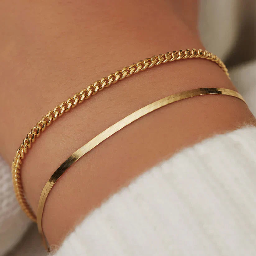 Soleil Serpent Armbånd | Guld 14k