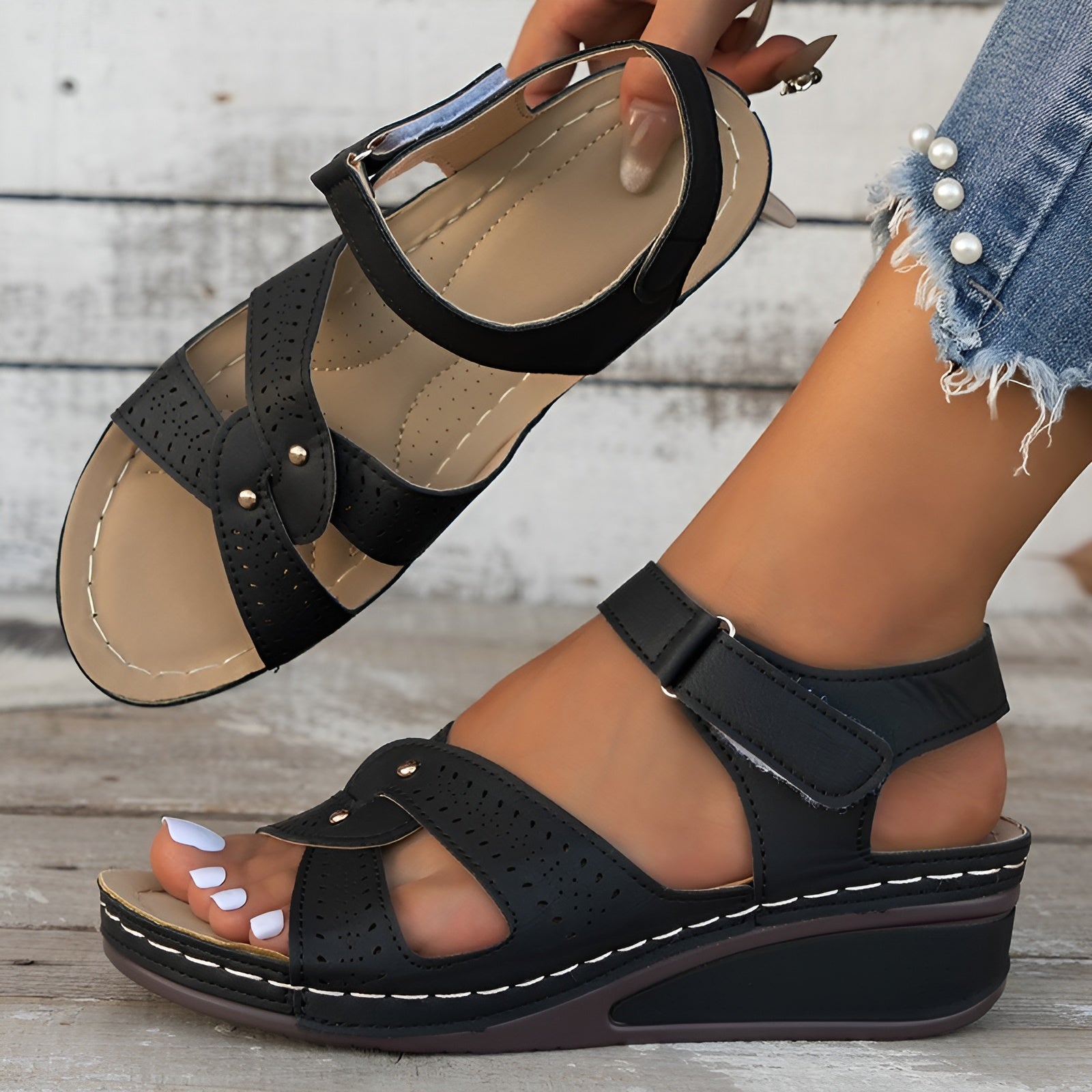 Sara™ | Ortopædiske sandaler – Komfort og støtte i ét